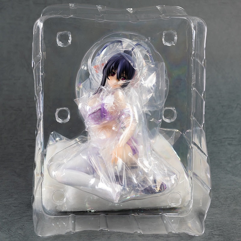 Thunderous Temptations: 1/7 Scale High School DxD | ハイスクール D×D Kneeling Posture Akeno Himejima Premium PVC Anime Figure - Embrace the Divine Seduction