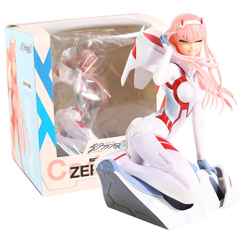 Darling in the FRANXX | ダーリン・イン・ザ・フランキス The Queen of Mecha: Zero Two Premium PVC Figure - White Body Suit Edition