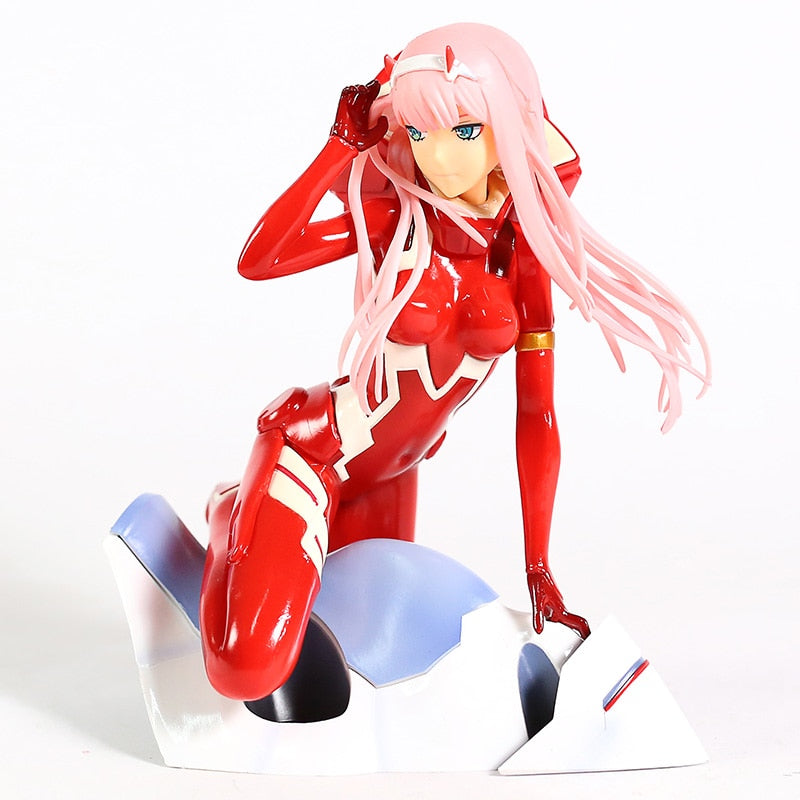 Darling in the FRANXX | ダーリン・イン・ザ・フランキス The Queen of Mecha: Zero Two Premium PVC Figure - Red Body Suit Edition