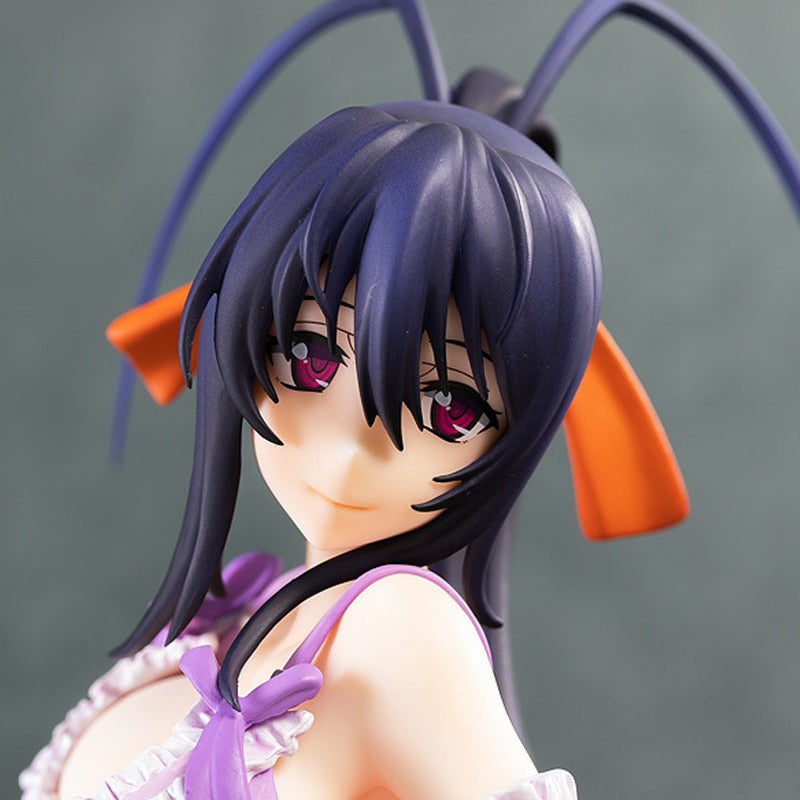 Thunderous Temptations: 1/7 Scale High School DxD | ハイスクール D×D Kneeling Posture Akeno Himejima Premium PVC Anime Figure - Embrace the Divine Seduction