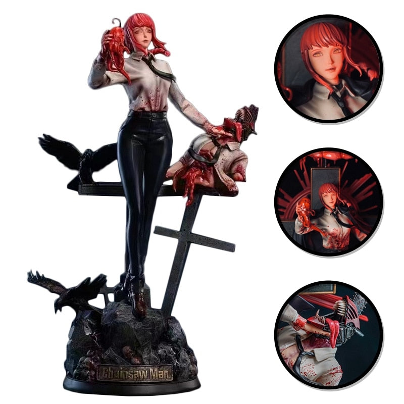 Unleash the Power of the Devil Hunter with the Chainsaw Man| | チェンソーマン Makima 43CM Premium PVC Anime Figure