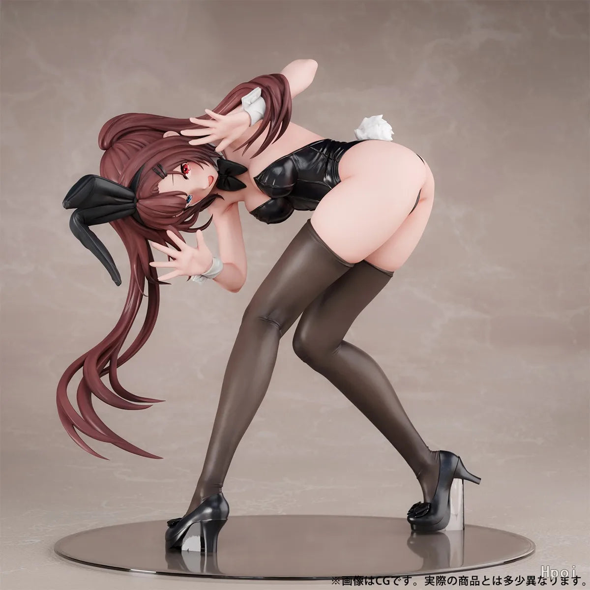 Crimson Tresses Temptation: Red Head Koi Bunny Girl - Premium PVC Anime Figure