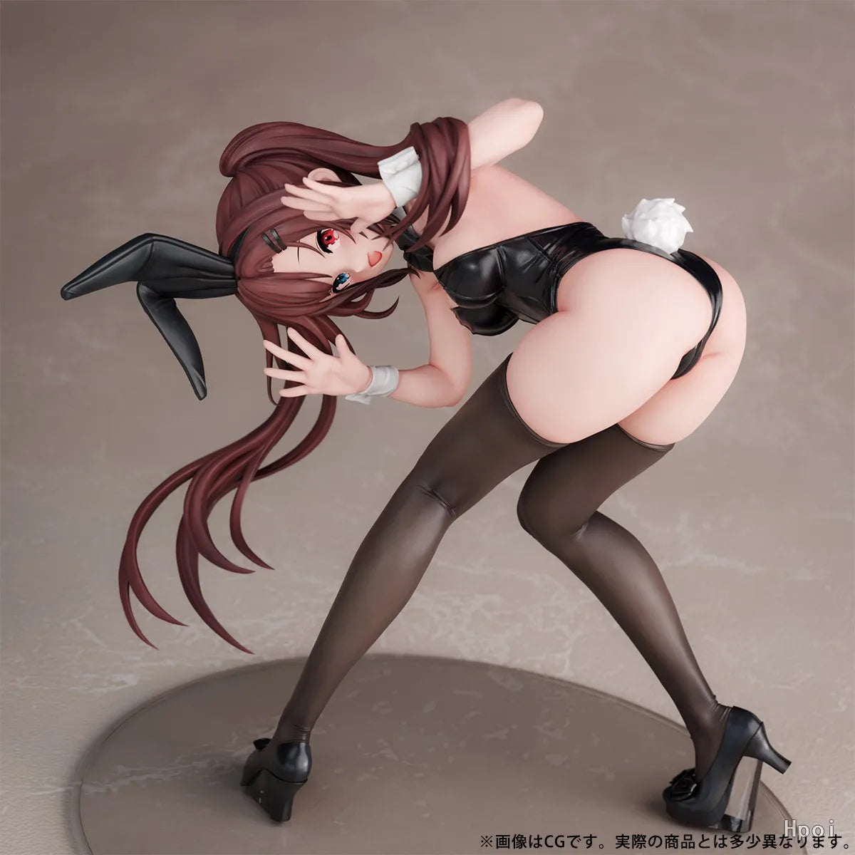 Crimson Tresses Temptation: Red Head Koi Bunny Girl - Premium PVC Anime Figure