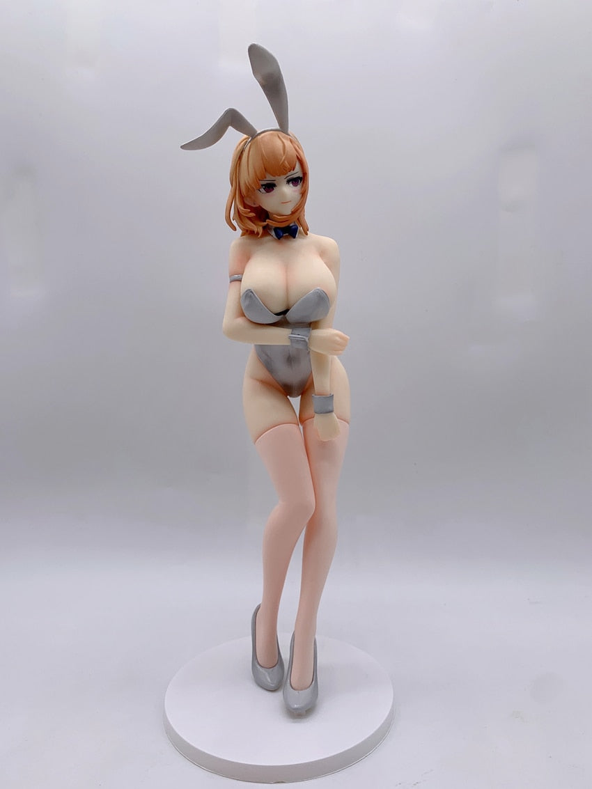 Snowy Elegance: White Bunny Girl Sakurajima Mai Premium PVC Anime Figure