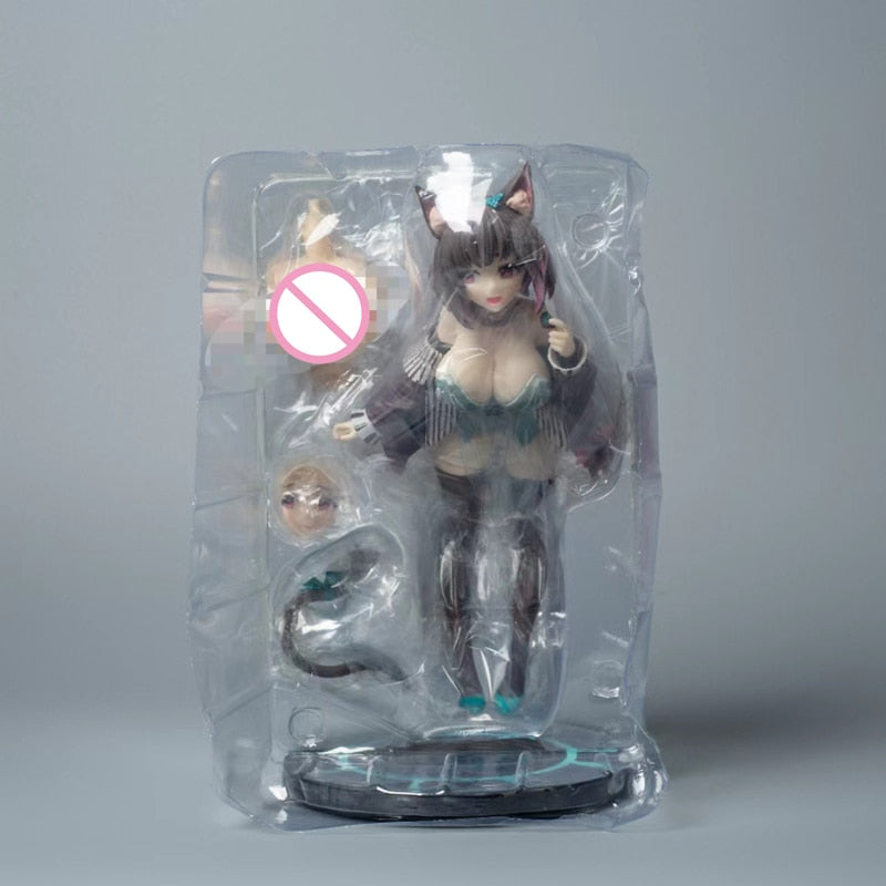 24cm Mauve Cat Girl Premium PVC Figure