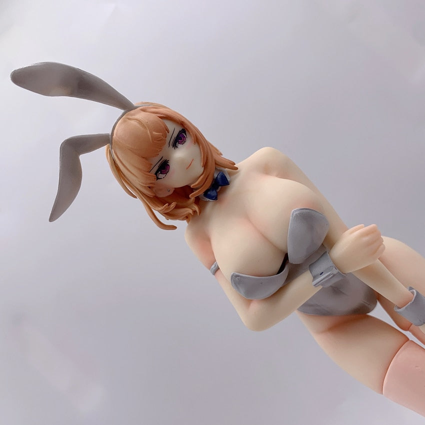 Snowy Elegance: White Bunny Girl Sakurajima Mai Premium PVC Anime Figure