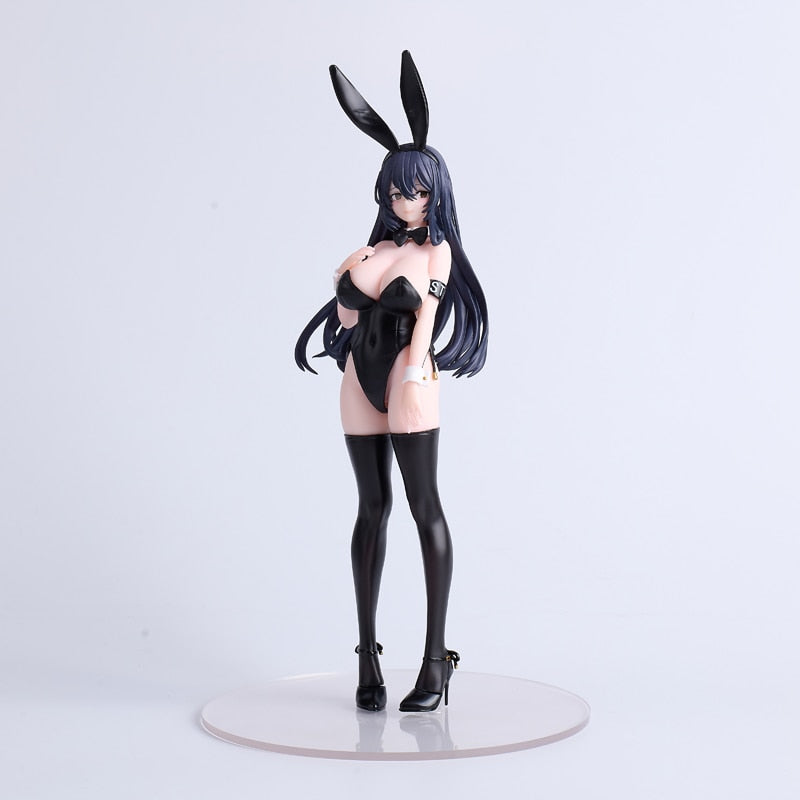 Whispers of Mystery: 26CM Kuro Bunny Kouhai Chan Masked Enigma PVC Anime Figure