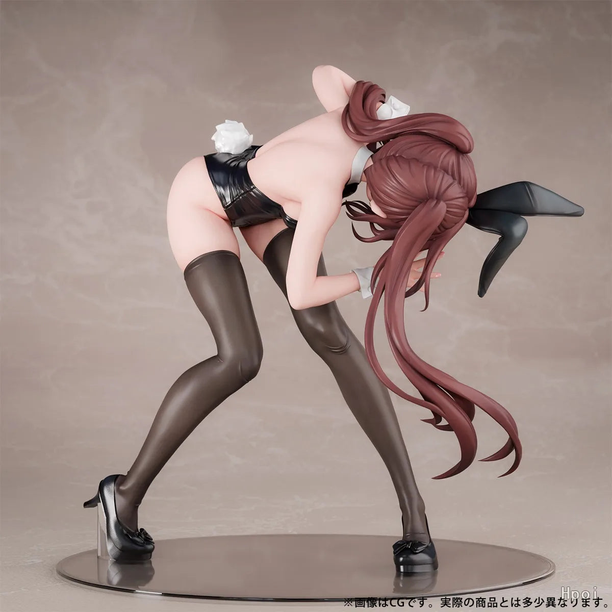 Crimson Tresses Temptation: Red Head Koi Bunny Girl - Premium PVC Anime Figure