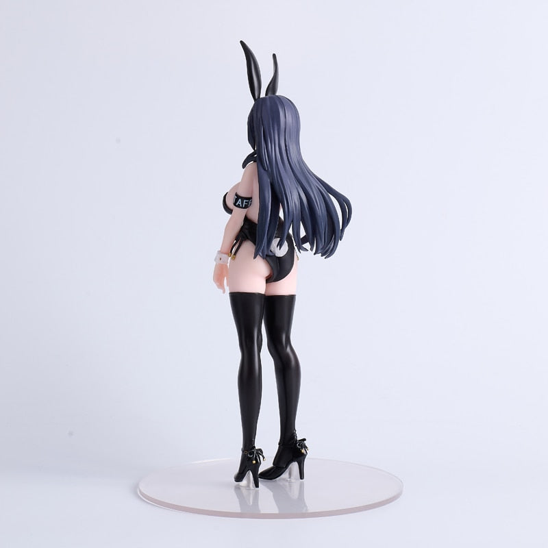 Whispers of Mystery: 26CM Kuro Bunny Kouhai Chan Masked Enigma PVC Anime Figure