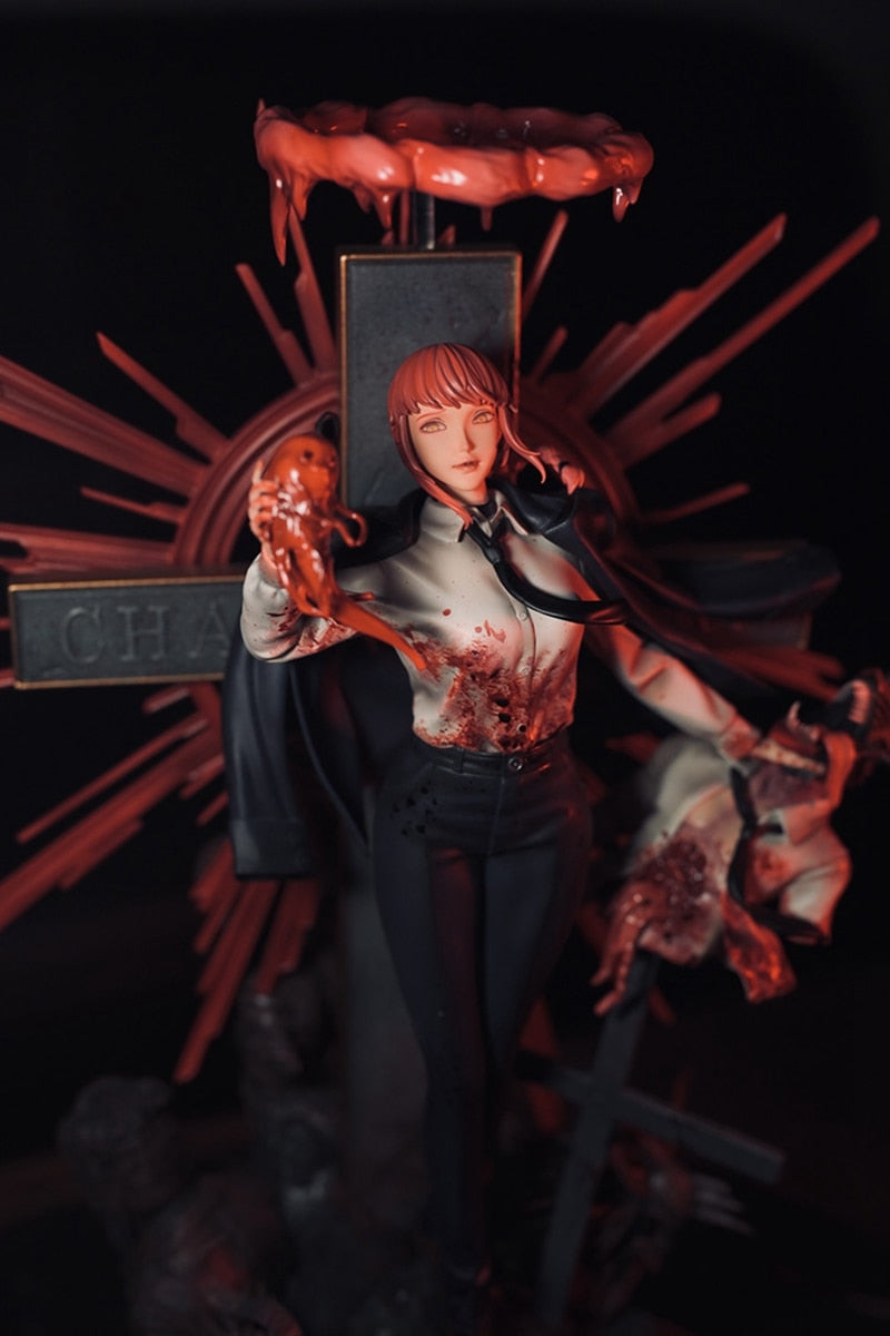 Unleash the Power of the Devil Hunter with the Chainsaw Man| | チェンソーマン Makima 43CM Premium PVC Anime Figure