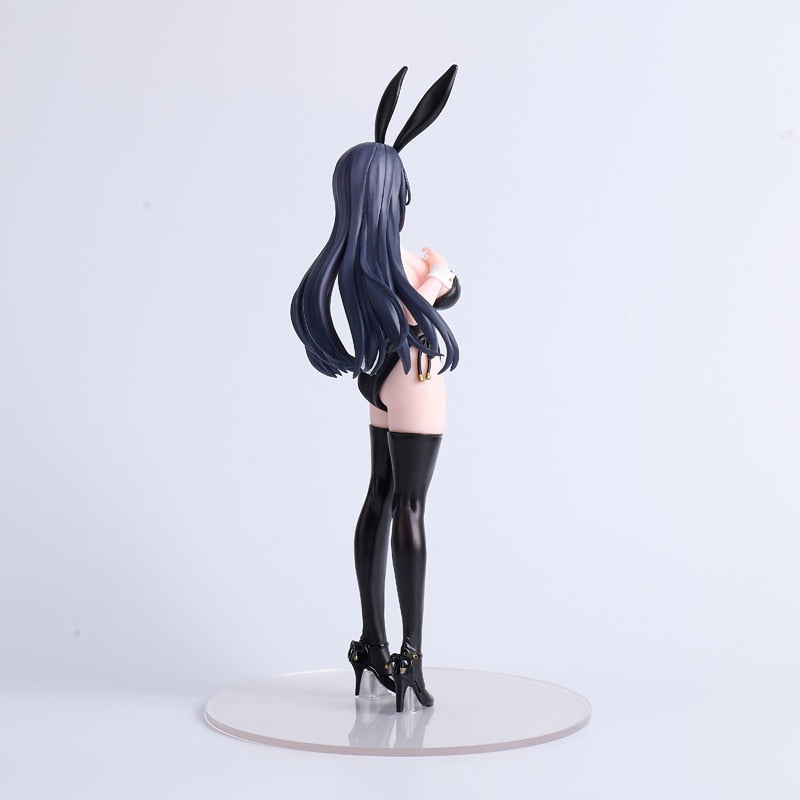 Whispers of Mystery: 26CM Kuro Bunny Kouhai Chan Masked Enigma PVC Anime Figure