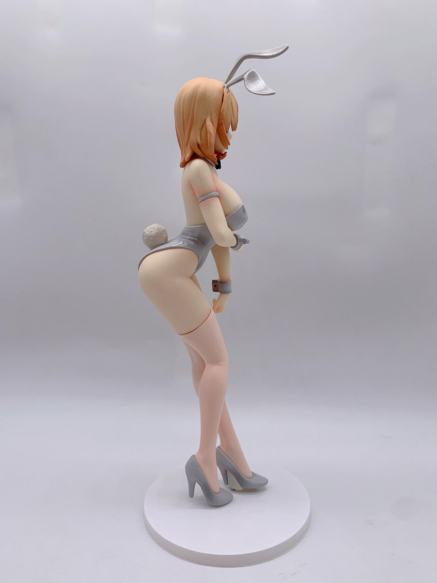 Snowy Elegance: White Bunny Girl Sakurajima Mai Premium PVC Anime Figure