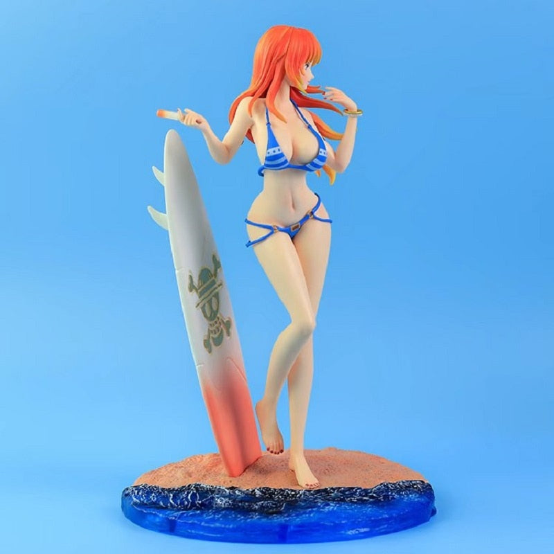 Sun-Kissed Serenity: 35cm One Piece | ワンピース  Beach Bliss Nami Premium PVC Anime Figure