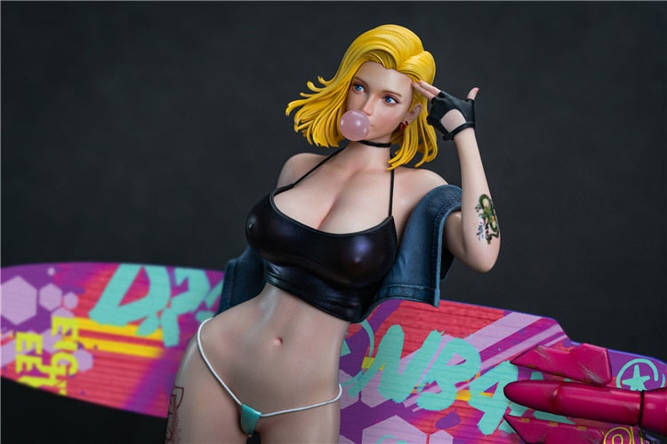 50cm DRAGON BALL Z  | ドラゴンボールZ - ANDROID 18 Beach Edition Premium PVC Anime Figure