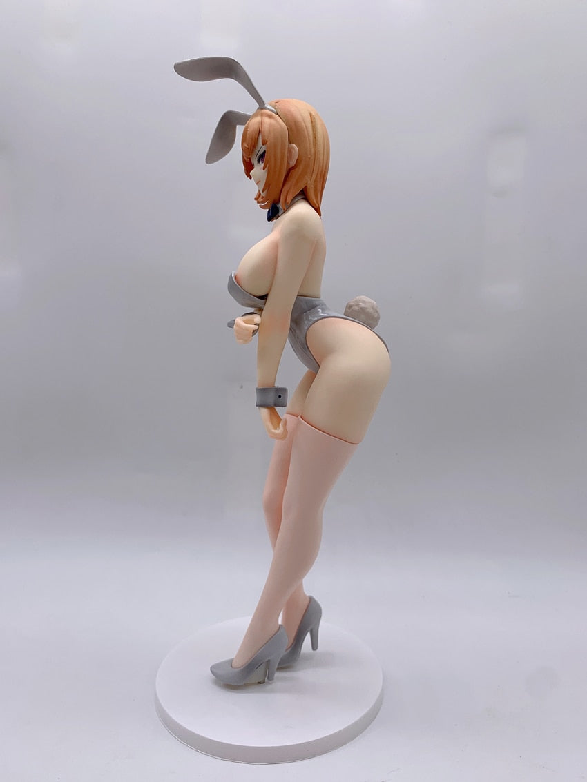 Snowy Elegance: White Bunny Girl Sakurajima Mai Premium PVC Anime Figure