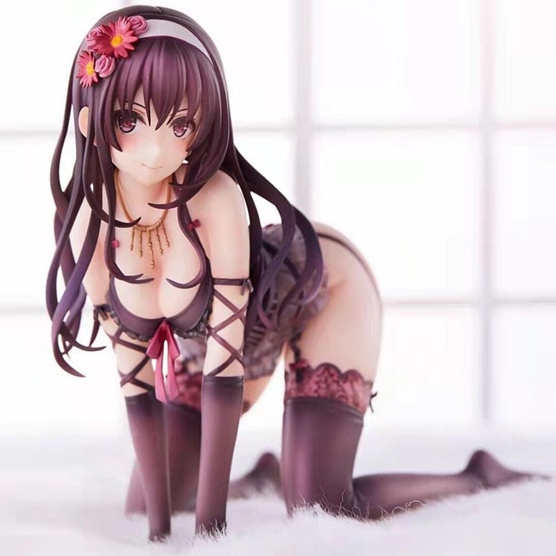 Swim with the Stars: Kasumigaoka Utaha 12CM Premium PVC Anime Figure in Kneeling Pose