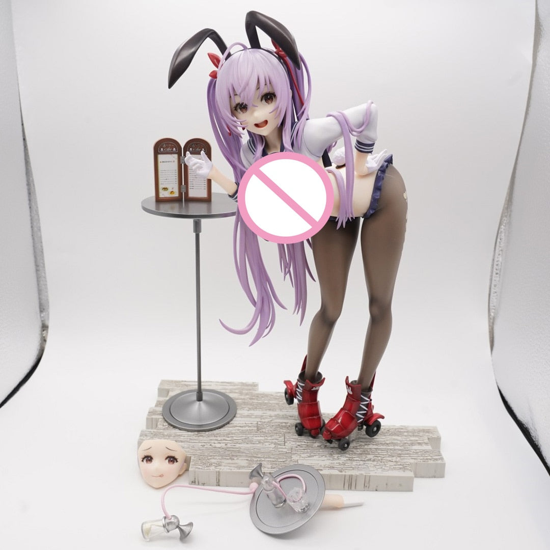 Bunny Twintail-chan: Premium PVC Anime Figurine - Unleash the Cuteness