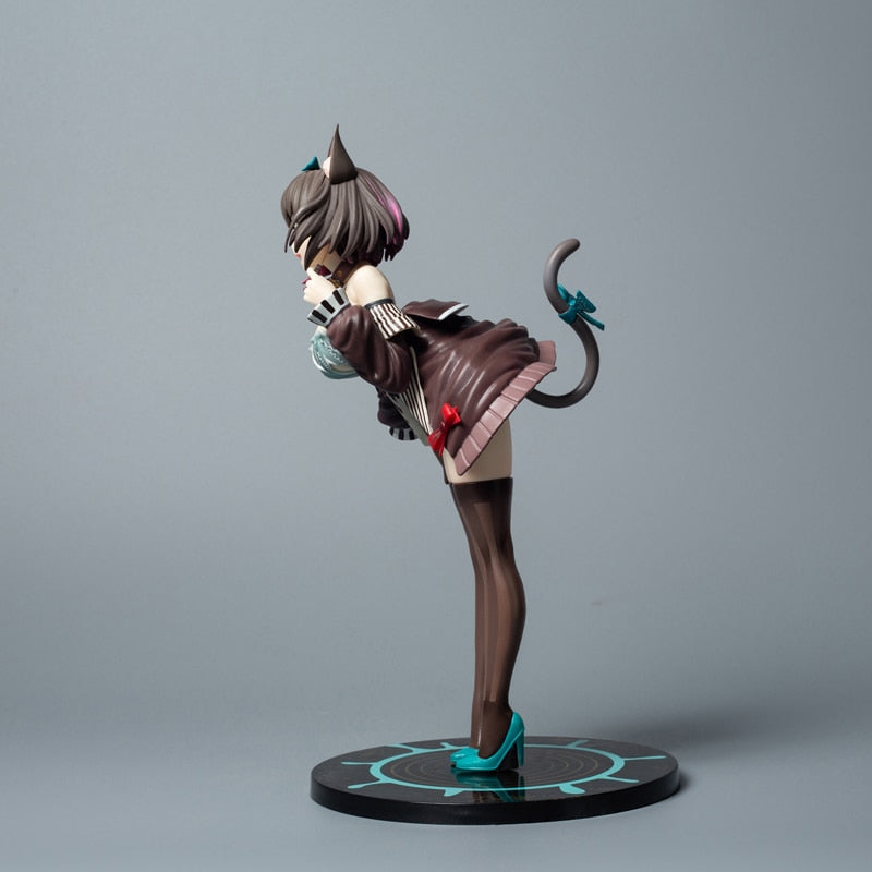 24cm Mauve Cat Girl Premium PVC Figure