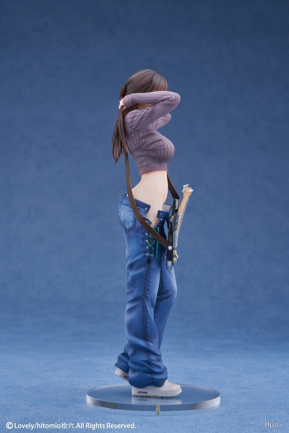 30CM Strumming Melodies: Guitar Sister Ishi Mika Premium PVC Anime Figure