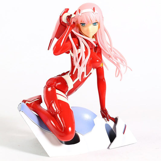 Darling in the FRANXX | ダーリン・イン・ザ・フランキス The Queen of Mecha: Zero Two Premium PVC Figure - Red Body Suit Edition