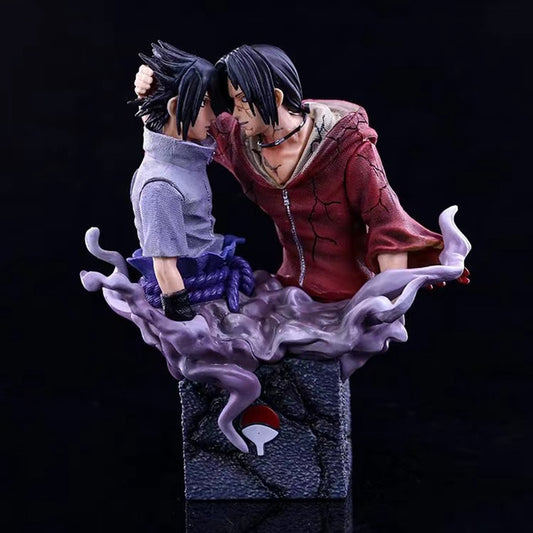 Reunited in Battle: The Premium 17CM PVC Figure GK Busts of Uchiha Itachi and Uchiha Sasuke