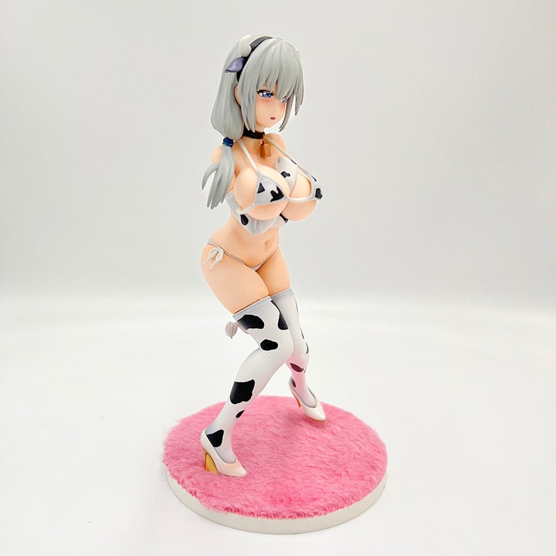 22cm Tsuki Uzaki Cow Bikini Pattern Premium PVC Anime Figure: Uzaki-chan wa Asobitai! | 宇崎ちゃんは遊びたい！