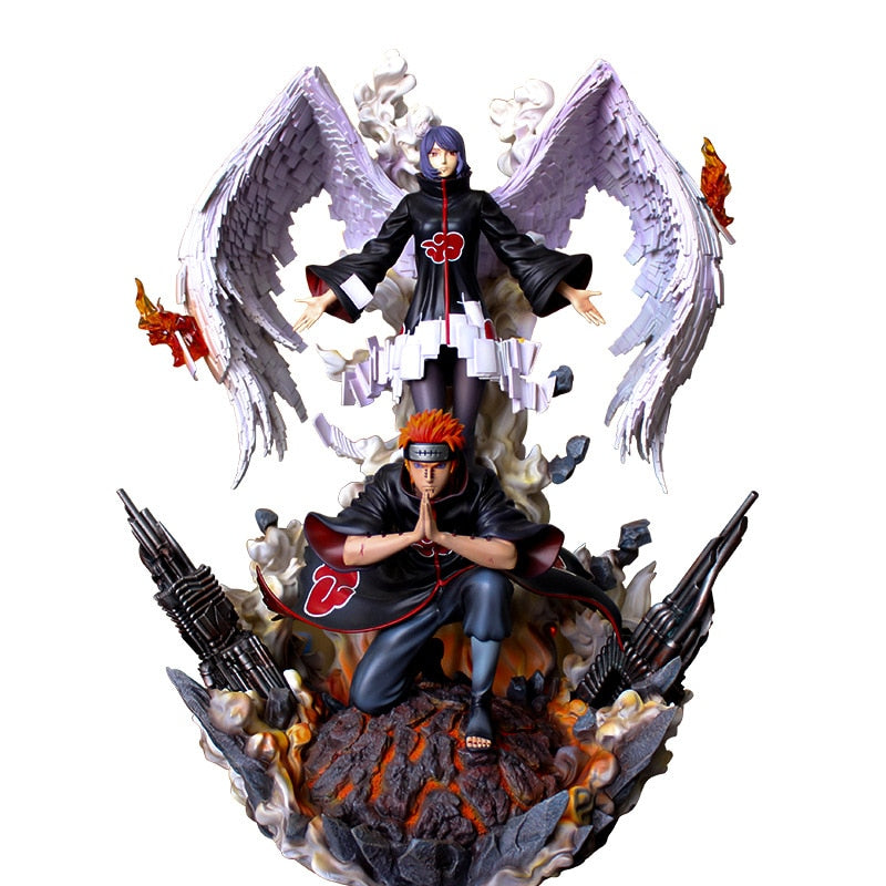 Naruto Shippuden | ナルト 疾風伝  Konan & Pain Deva Path Premium PVC Anime Figure Set