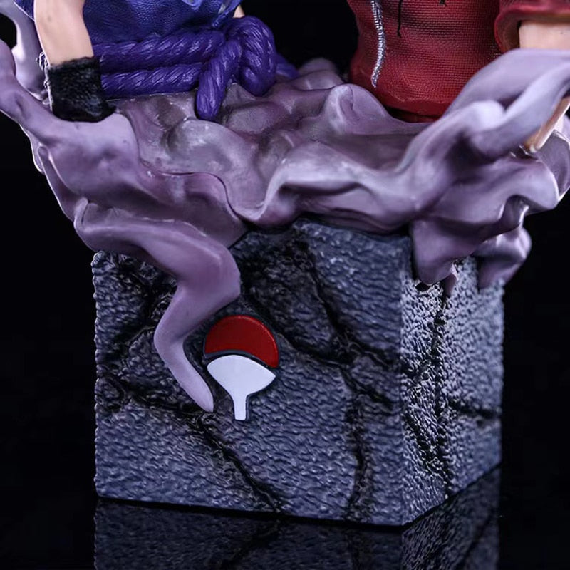 Reunited in Battle: The Premium 17CM PVC Figure GK Busts of Uchiha Itachi and Uchiha Sasuke