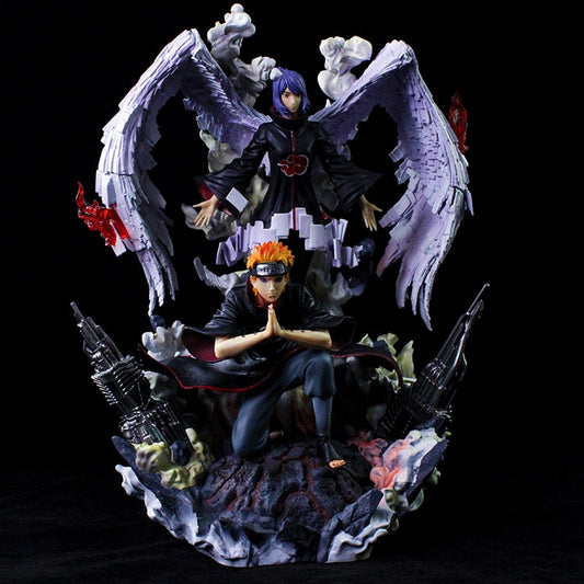 Naruto Shippuden | ナルト 疾風伝  Konan & Pain Deva Path Premium PVC Anime Figure Set