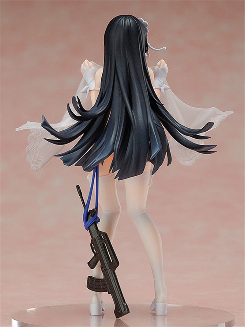 Unveiling Her Charms: 14cm Frontline Heroine Premium PVC Anime Figure in a Seductive Pose