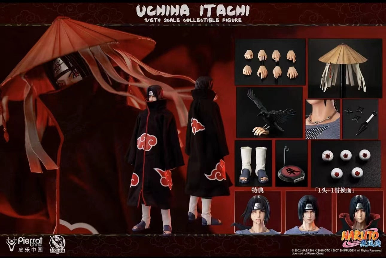 Naruto | ナルト Eternal Mangekyou: 33cm Uchiha Itachi Customizable Premium PVC Anime Figure