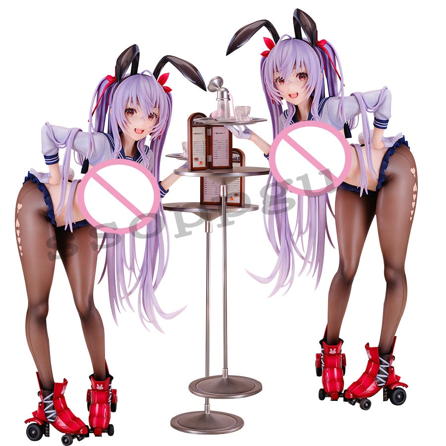 Bunny Twintail-chan: Premium PVC Anime Figurine - Unleash the Cuteness