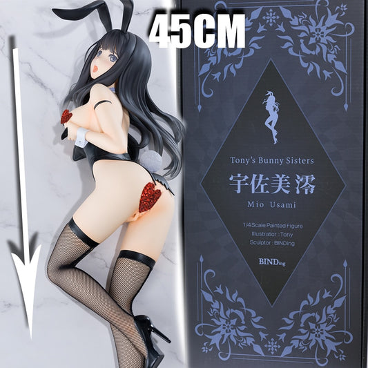 Resonating Elegance: Captivating 45cm Usami Mio Premium PVC Anime Figure