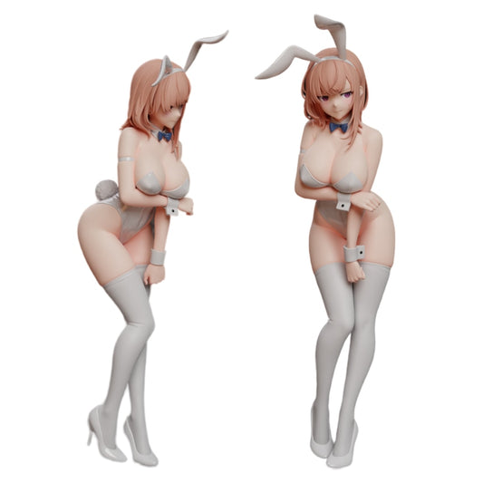 Snowy Elegance: White Bunny Girl Sakurajima Mai Premium PVC Anime Figure